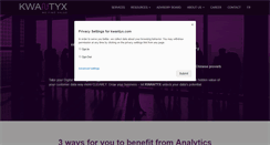 Desktop Screenshot of kwantyx.com